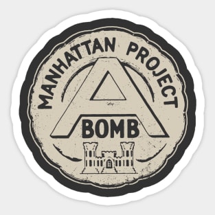 Manhattan Project Los Alamos, Nuclear WW2 Sticker